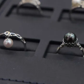 WOW stiliaus Derinys 12 vnt sterlingas sidabro žiedai jūros vandens ir gėlo vandens perlų papuošalai moterims