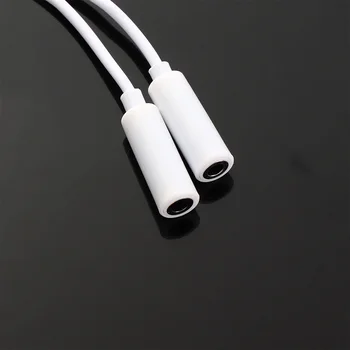 Y Splitter Cable 3.5 mm 1-Vyras, 2-Dual Moterų Audio Laidas Ausinės Ausinių MP3 MP4 Stereo Kištukas Adapteris Jack