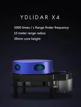 YDLIDAR X4 LIDAR Lazerinio Radaro Skaitytuvas Svyruoja Jutiklio Modulis 10m 5k Svyruoja Dažnis