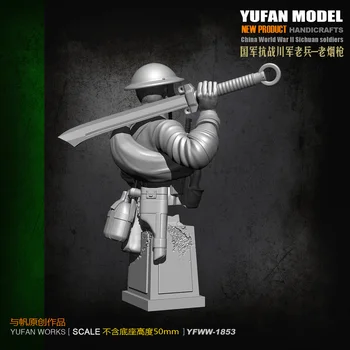 Yufan Modelio Krūtinė Dervos Kareivis iš Pradžių Sukurtas Kinijos-japonijos Karo Veteranų YFWW-1855