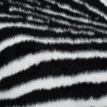 Zebra Stiliaus Kilimai Minkštos Dirbtiniais odos, Kailio Zonos Kilimėliai Gyvenimo Kambario, Miegamasis Namų Dekoro Imitacija odos Mados Zonos Kilimėliai