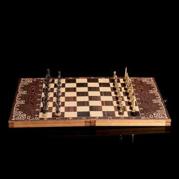 Šachmatai mediniai 