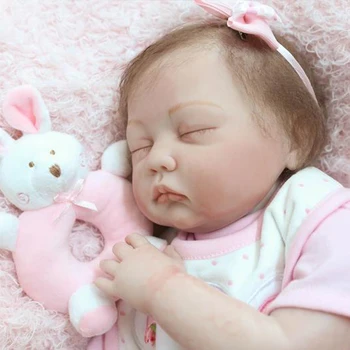 Šedevras Nekilnojamojo kūdikių lėlės, žaislai 55cm minkšto silikono lėlės reborn įdaryti kūno bebe atgimsta bonecas vaikams, dovanos kūdikiams, naujagimiams