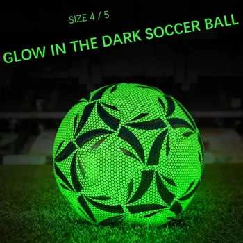 Šviesą atspindinčios Futbolo LED Mokymo Futbolo Vaikas, Suaugusieji Kamuolys