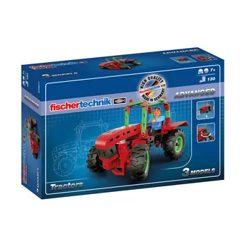 Švietimo žaislas KAMIENINIŲ 3 Modelių Traktorių Vaikų Švietimo Žaidimas, Skatina Vaizduotę Fischertechnik - Traktoriai