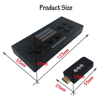 Žaidimų Konsolės 4K Nešiojamą Šeimos Poilsiui Žaidimas Dual Gamepad HDMI Uosto Built-in 568 Klasikiniai Žaidimai + TF Kortelę Retro Žaidimų Žaidėjas