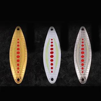Žvejybos Įrankių Modeliavimas Masalas Kraujo Naktį Dėlės Blizgančiais 5 Gramai Aukso + Red Dot + Naktį Švyti