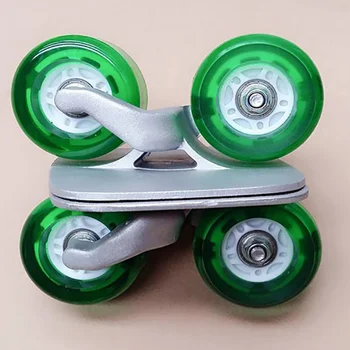 1 Pora Riedlentė Aliuminio Lydinio Mini Drift Valdybos Skate Žuvų Trumpas Valdybos Roller Riedlentė Skate Lenta