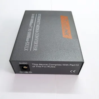 1000Mbps HTB-GM-03 Optinio Pluošto Media Converter Netlink Gigabit RJ45 Ethernet Optinis Keitiklis SC UPC Multi-Mode Dvipusis 2KM