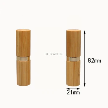 100vnt/Daug 12.1 mm Klasikinio Bambuko Gold Lūpų dažai Tube 