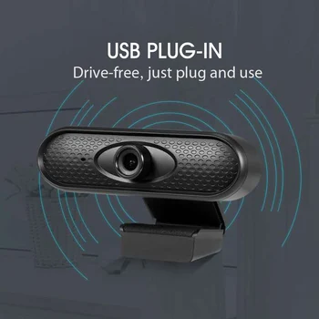 1080P Kamera, Vaizdo Skambinimo USB Web Kamera Įrašo-Kamera Internetinių Mokymo Studijuoja Vaizdo Pokalbių Web Cam Už Kompiuteris Notebook Laptop