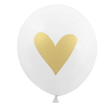 10inch Aukso Širdies Lateksiniai Balionai Romantiška Valentino Dienos Ballon Brithday Dovanos, Dekoracijos, Vestuvių Anniversaire Šalies Apdaila
