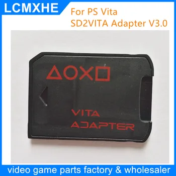 (10pc)V2.0 V3.0 V5.0 SD2VITA Adapteris, Skirtas PS Vita Atminties Kortele PSVita Žaidimas Kortelės 1000 2000 PSV 3.60 Micro SD TF lizdas adapteris