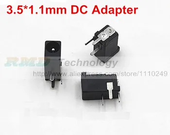 10vnt/daug DC Maitinimo adapteris dc jungtis. DC005 5.5 X 2.5 2.1 mm DC - 005 DC002 3,5 X 1.1 1.3 mm nemokamas pristatymas