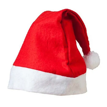 10vnt/daug Klasikinis Kalėdų Skrybėlę Kalėdų Senelio Skrybėlė Vaikų Suaugusiųjų Kalėdų Dekoracijas Atostogų Šalis Tiekia Santa Claus Priedai