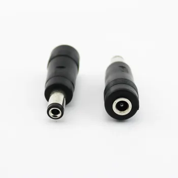 10vnt DC Galia 5.5 x 2.1 mm Male Plug-3.5 x 1.35 mm Female Jack Adapteris Jungtis