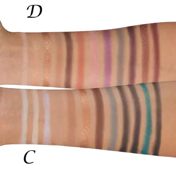 12 spalvų Paletės Eyeshadow Ne išsitepti Matinis Perlamutro Makiažo Paletė