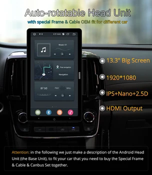 13.3 Colių 1920*1080 Ownice Android 10.0 Automobilio Radijo Subaru Impreza 3 Palikimas 4 2003 - 2009 daugialypės terpės Grotuvas, Garso GPS Sukiojamomis