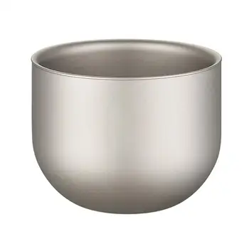 150ml gryno titano teacup dvigubo sluoksnio šiluminė izoliacija anti-karšto vidaus lauko titano teacup kavos puodelį, biuro 35DC26