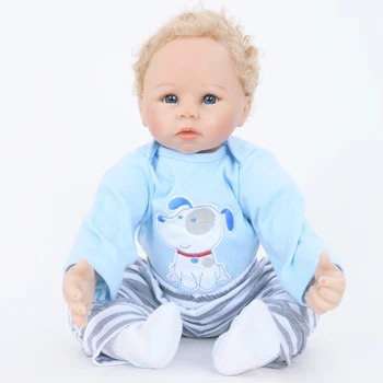 18Inch Karšto Pardavimo Bebe Reborn Baby Doll Žaislas Audiniu Kūno 45CM Mados Įdaryti Realus Gyvas Kūdikių Lėlės Gimtadienio, Kalėdų Dovanos