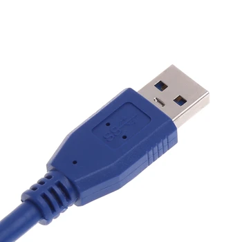 1M Mėlynas Hi-Speed USB 3.0 Type-A Male, Kad kištukinė Jungtis Adapteris ilgiklis