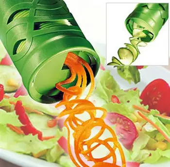 1Pc Daržovių Spiralizer Vaisių Vegetaras Twister Pjovimo Peilis Virtuvės Įrankiai, Indų Garnis Virtuvės Dalykėlių Vaisių, Daržovių Įrankiai