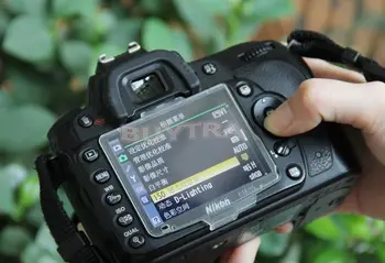1PC Plastiko Sunku LCD Padengti Screen Protector For Nikon D90 BM-10