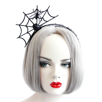 1pcs Elegantiškas Helovinas Hairbands Moterų Plaukų Dėvėti Juodos spalvos Akių Karūna galvos Apdangalai, Plaukų Užsegimas Halloween Party