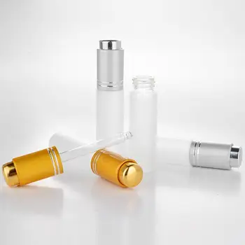 20 ML Mini Nešiojamieji Matinio Stiklo Daugkartiniai Kvepalų Buteliuko Tuščias Kosmetikos Buteliuką Su Lašintuvu LX2401