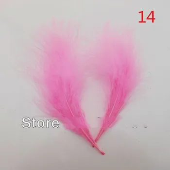 200pcs ilgis-8-16 cm, Rožinė raudona Turkija Plunksnos, Purus Suknelė, papuošalai audinio, skrybėlės Vestuves mėlyna apdaila plunksnų Prekes