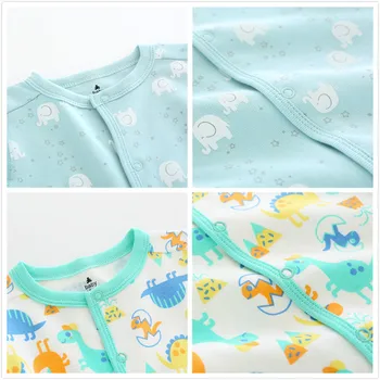 2018 kūdikiams Baby girl drabužius ilgomis rankovėmis romper naujagimio kombinezonas kūdikių berniukų pižama medvilnės bebes animacinių filmų drabužių jumpsuit