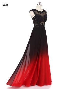 2019 Elegantiškas-line Ombre Prom Dresses Šifono Zawalcowany Ilgai Gradientas Oficialų vakarinę Suknelę Šalis Suknelė Vestidos De Gala BM21
