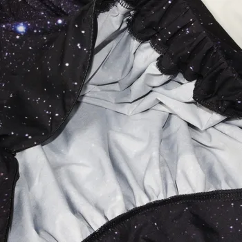 2019 vasaros mados moterų poliesteris atsitiktinis kūrybos spausdinti žvaigždėtą dangų mėnulio vidurio blauzdos kamuolys suknelė sijonai saldus mergaičių atskirai