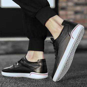 2020 m. pavasarį ir rudenį naujų paprastas kojines, batai gryna juoda mesh bateliai paprastas laisvalaikio bateliai high-top vyriški sportiniai minkšto dugno