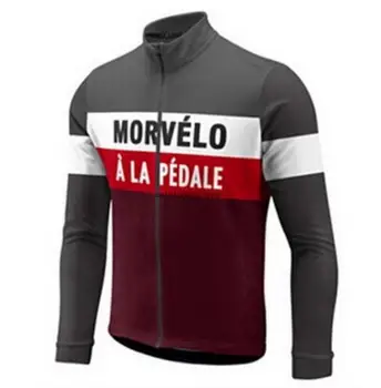 2020 Morvelo Vyrai spalvų Dviračių Jersey ilgomis Rankovėmis Jersey Roap Ciclismo Dviračių Drabužių nuoma, Dviračių Džersis Ciklo Drabužiai