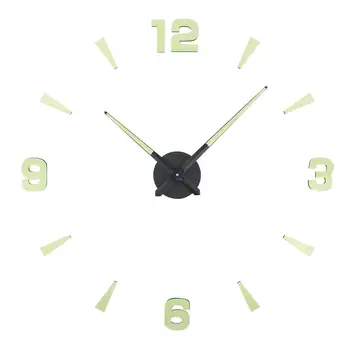 2020 Naujas Šviesos Didelis Sieninis Laikrodis 3D Akrilo PASIDARYK pats Sieniniai Laikrodžiai Luminou Žiūrėti Lipdukas Kvarco Didelis 