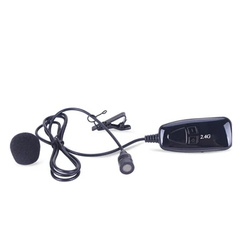2020 Naujausias 2.4 g Nešiojamų Išorės 2.4 G Belaidė laisvų Rankų Mini Laidinis Mikrofonas, Lengva naudotis belaidžio įrašą mikrofonai