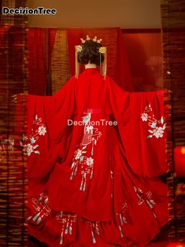 2021 kinų festivalyje metus, kostiumai, suknelės moteris etape dėvėti liaudies šokių skraiste hanfu tango kostiumas gėlių drabužiai princesė suknelė
