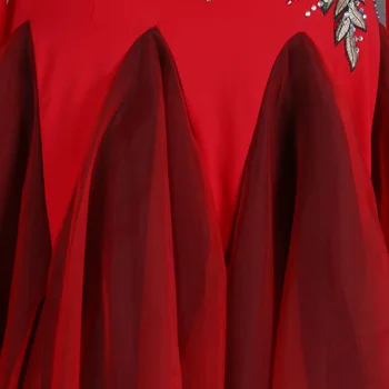 2021 Naujų Sportinių Valsas Šokių Suknelė Motinos Elegantiškas Raudonasis Šokių Kostiumas Moterims Pramoginiai Konkurenciją Šokių Suknelės