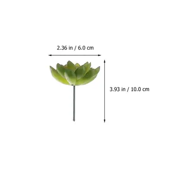 20Pcs Dirbtinis Succulents Namų Dekoro Vestuvių Patvarus Ryškus Sodo Papuošimai Dirbtiniais Succulents Gėlių Susitarimus Prekes