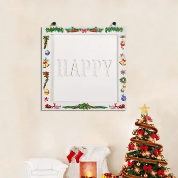 25x25CM Hangable Kalėdų Medinio karkaso Sienos Kabo Rėmelių Namų Puošybai Šalies Photo Booth Rekvizitai#F