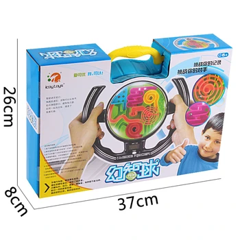 2colors 3D puzzle Kamuolys Magija Intelektas Kamuolys rankena kontrolės 3D trakto švietimo žaislai pusiausvyrą, Gebėjimą Žaidimas vaikams geriausių dovanų