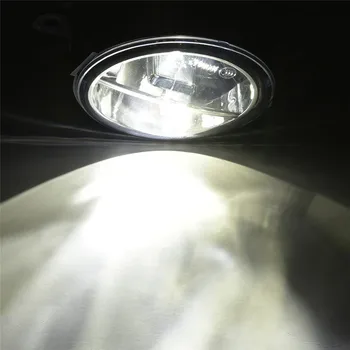 2VNT/Pak Naujas Baltas LED Rūko Lemputės Auto Modifikacijos Žibintai Ford Focus Suzuki Swift Renault, Citroen, Opel
