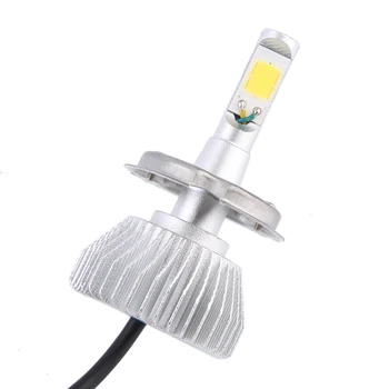 2X Plug & Play 9007/H8/H9/H11/H4/9005/9006 LED 60W 2200LM Baltos Lemputės Pakeitimas DRL Dienos Vairavimo Rūko Žibintų