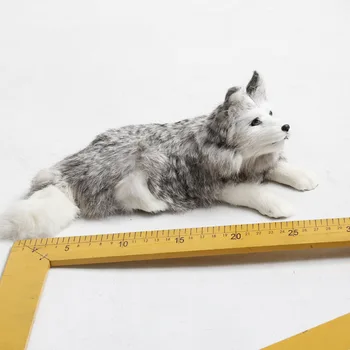30cm Ilgio Modeliavimas Gyvūnų Mielas Haskių Kinkinių Šuo Erha Pliušinis Žaislas