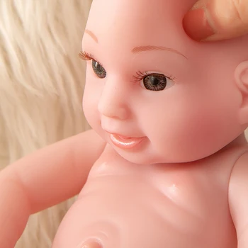 30CM Verkia Naujagimis Baby Doll Interaktyvus Bebe Lėlė Princesė Dress Minkšto Silikono Realiame Gyvenime Ieško Naujagimių Lėlės Vaikams Dovanų