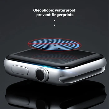 3D Hidrogelio Filmas iwatch 6 5 Pilnas draudimas Screen Protector For Apple iwatch 5 6 Apsauginės Minkštas Filmas 