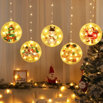 3D Kabo Pakabukas Kalėdos Dekoratyvinis Apšvietimas Kalėdų LED String dega Gyvenamasis Kambarys Patalpų Lengvosios Kalėdų Papuošalai