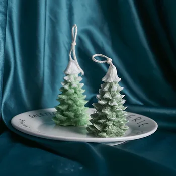 3D Kalėdų Eglutė Silikono Formos 