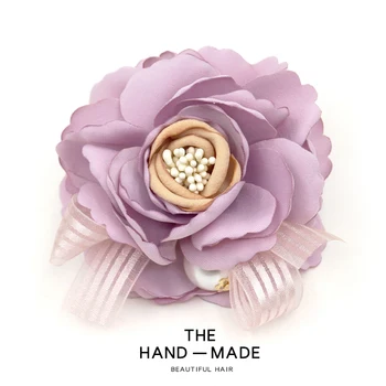 3D rankų darbo gėlių OLIS sagės sandariklio Broche flor de fleur broche už Staigius/maišas Papuošalai/Skara apdaila